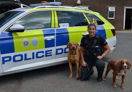 Police dog handler has hip replacement surgery at age 42