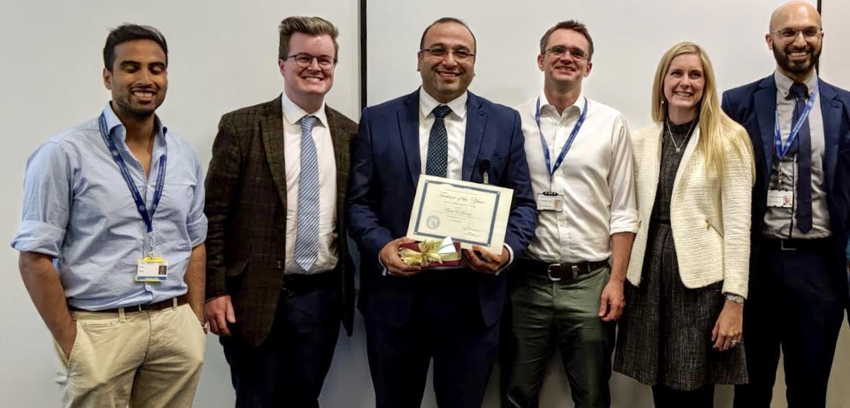 Young surgeons honour for top trainer