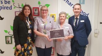 Spire Hartswood's housekeeping team achieve Silver Award in Continuous Advancement Programme