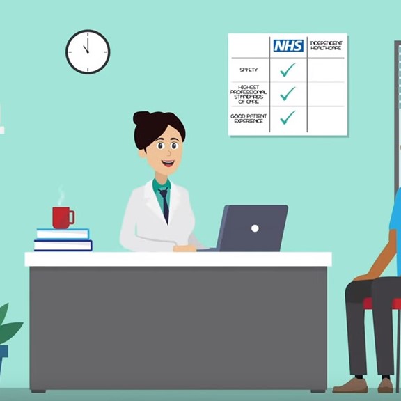 IHPN video on what to expect from independent healthcare