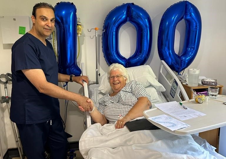 Spire South Bank Hospital surgeon performs 100th Mako robotic-assisted joint replacement operation