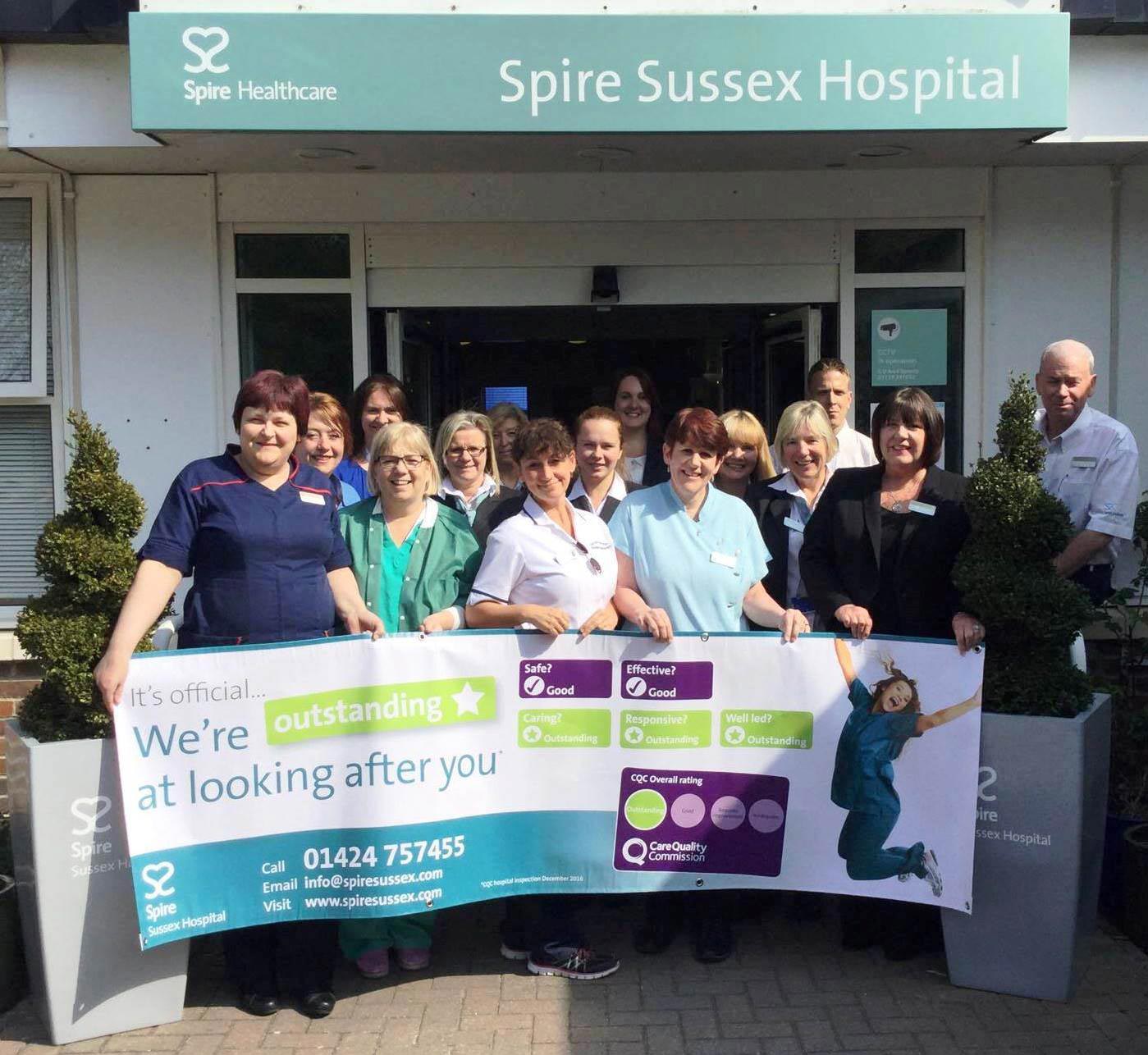 CQC rate Spire Sussex Hospital as 'Outstanding'