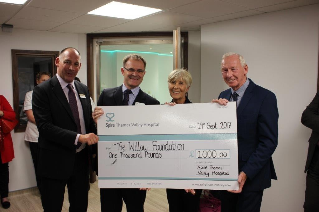 Football legend opens hospital's new MRI and imaging department