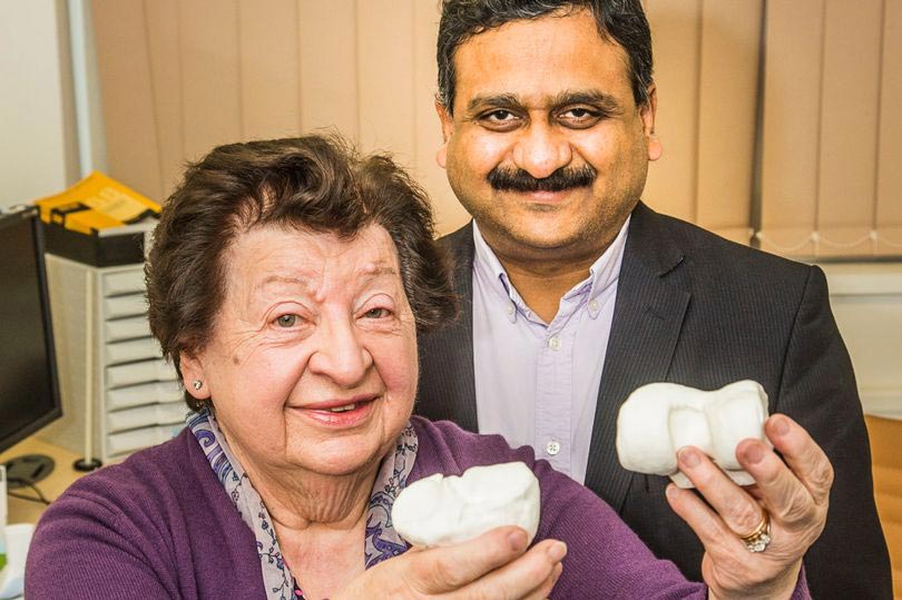 85-year-old Irena Griffiths with consultant Muthu Ganapathi.jpg