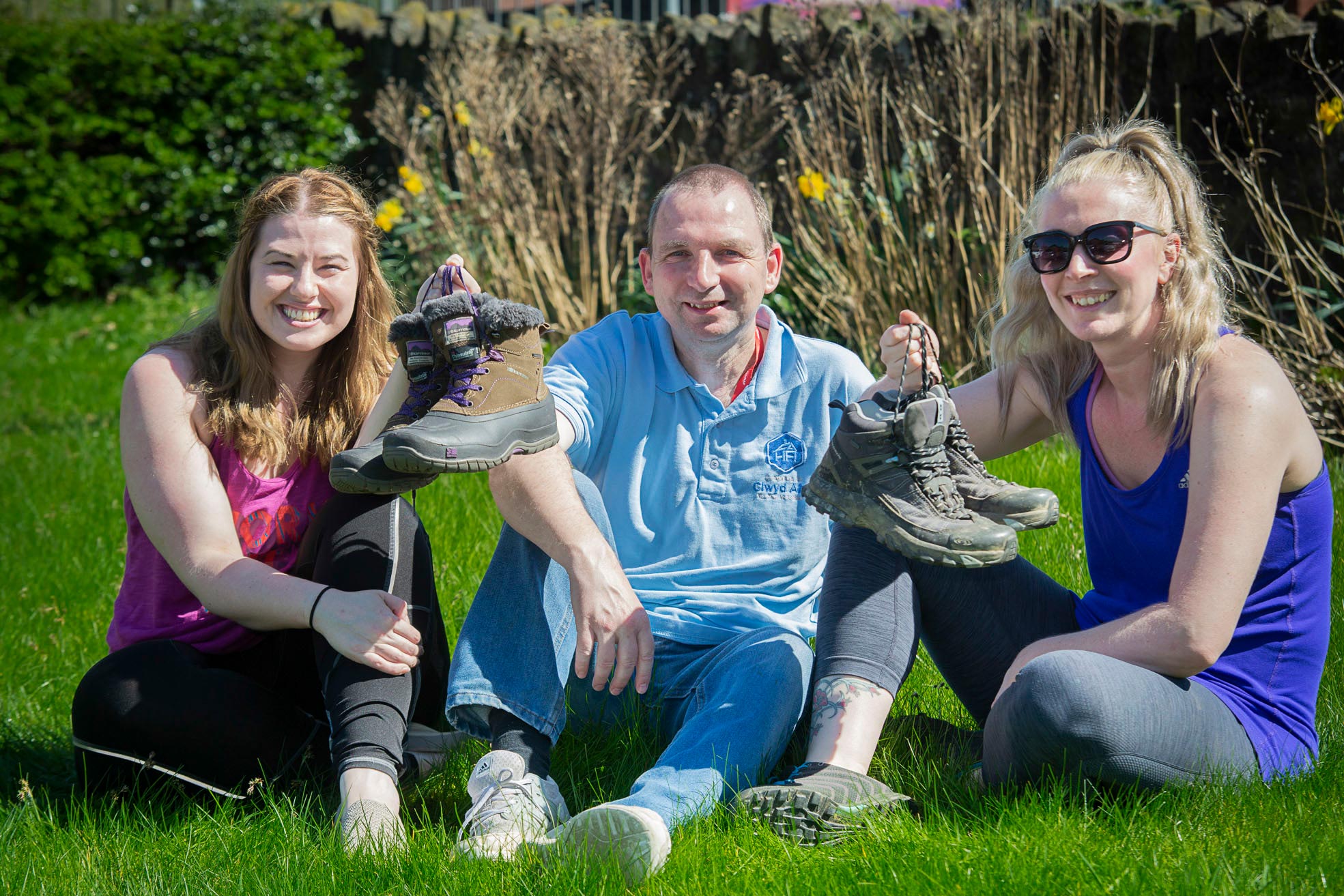 Hospital team scale new heights in aid of Wrexham homeless shelter