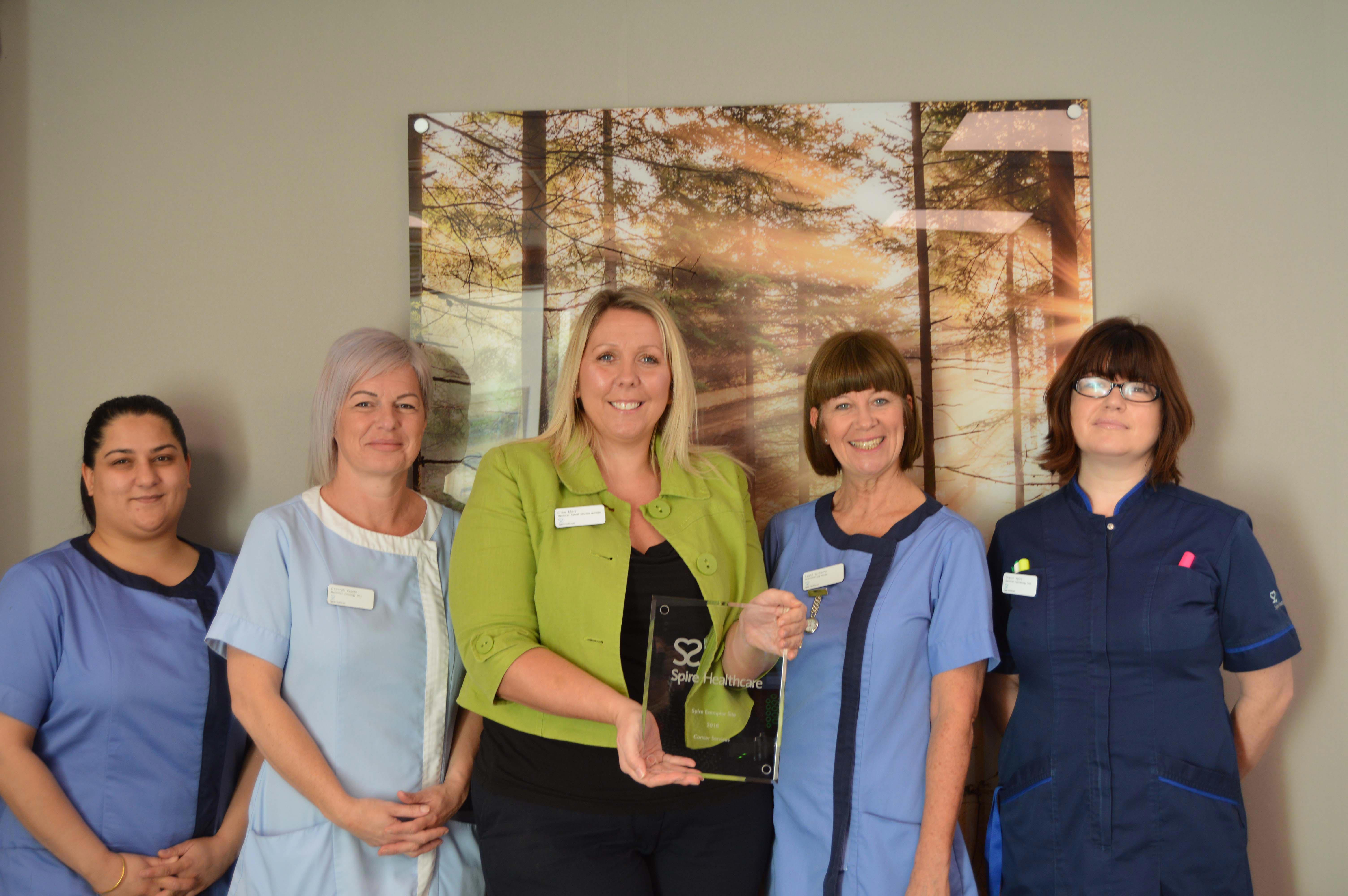 Spire Parkway Hospital awarded for outstanding cancer and dementia services
