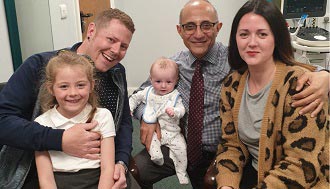 Baby Parker a perfect start to New Year after second IVF success