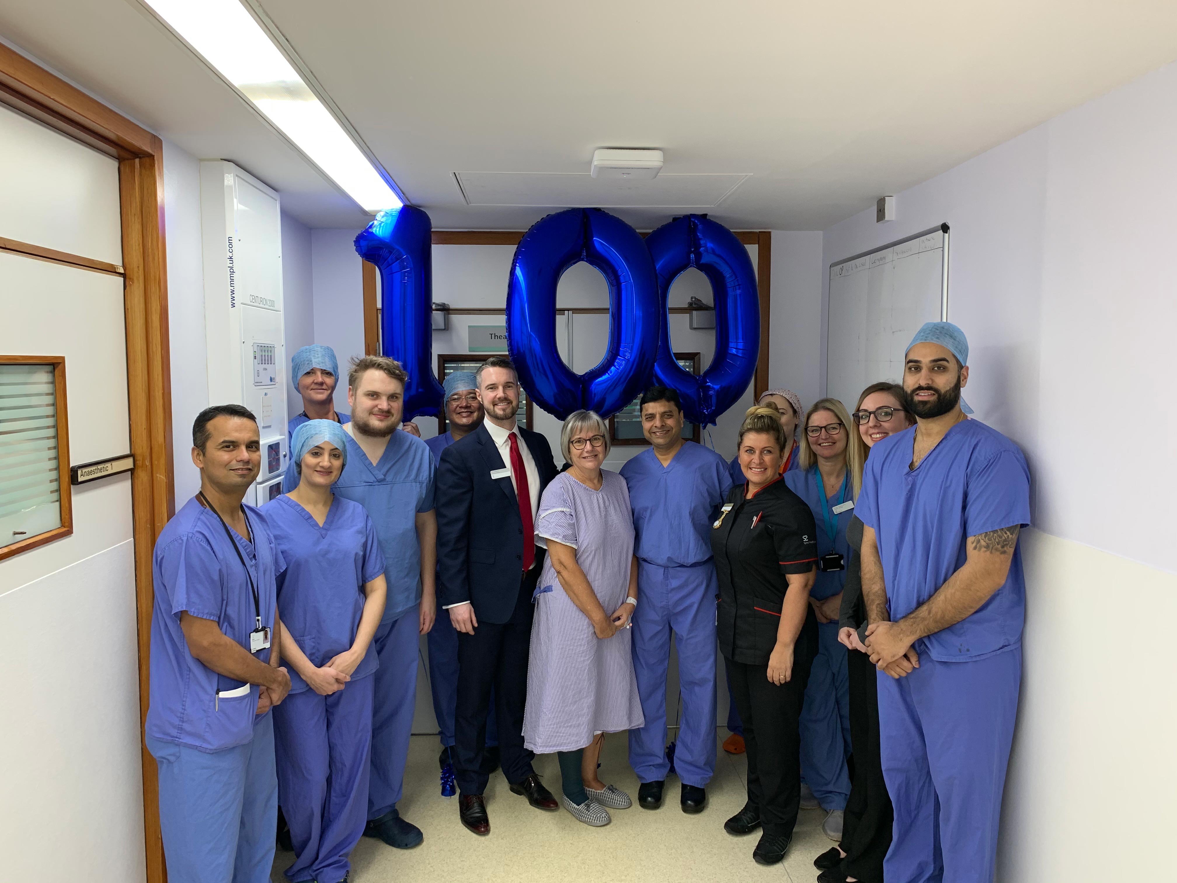Hospital celebrates 100 Mako surgeries