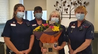 Silver award for a very special nurse