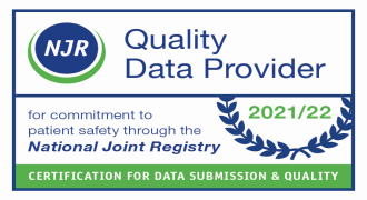 Spire Tunbridge Wells Hospital awarded NJR Quality Data Provider 2021/22