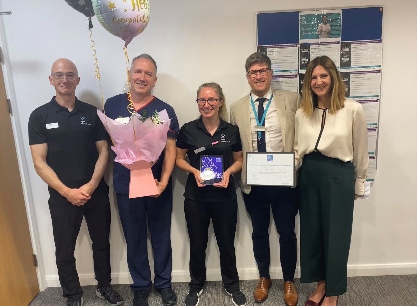 Inspirational clinician is recognised for outstanding patient care at Spire Washington Hospital