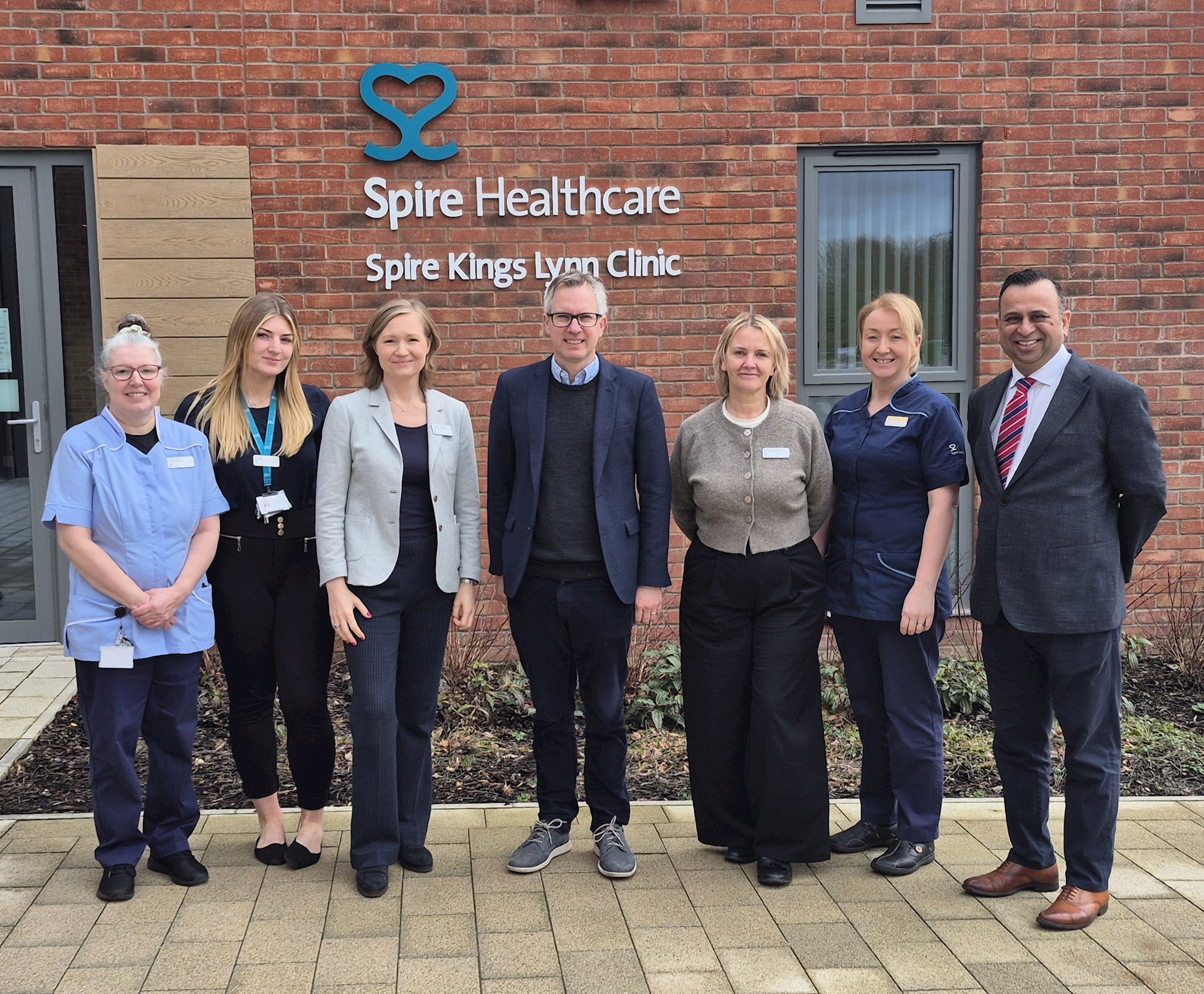 Spire King's Lynn Clinic welcomes visit from Local MP James Wild