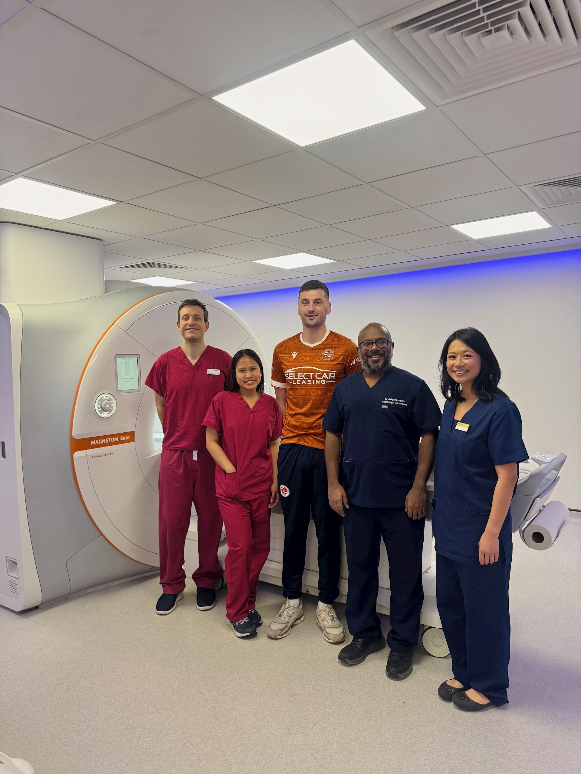 Paudie O'cConnor at Spire Dunedin Hospital MRI suite
