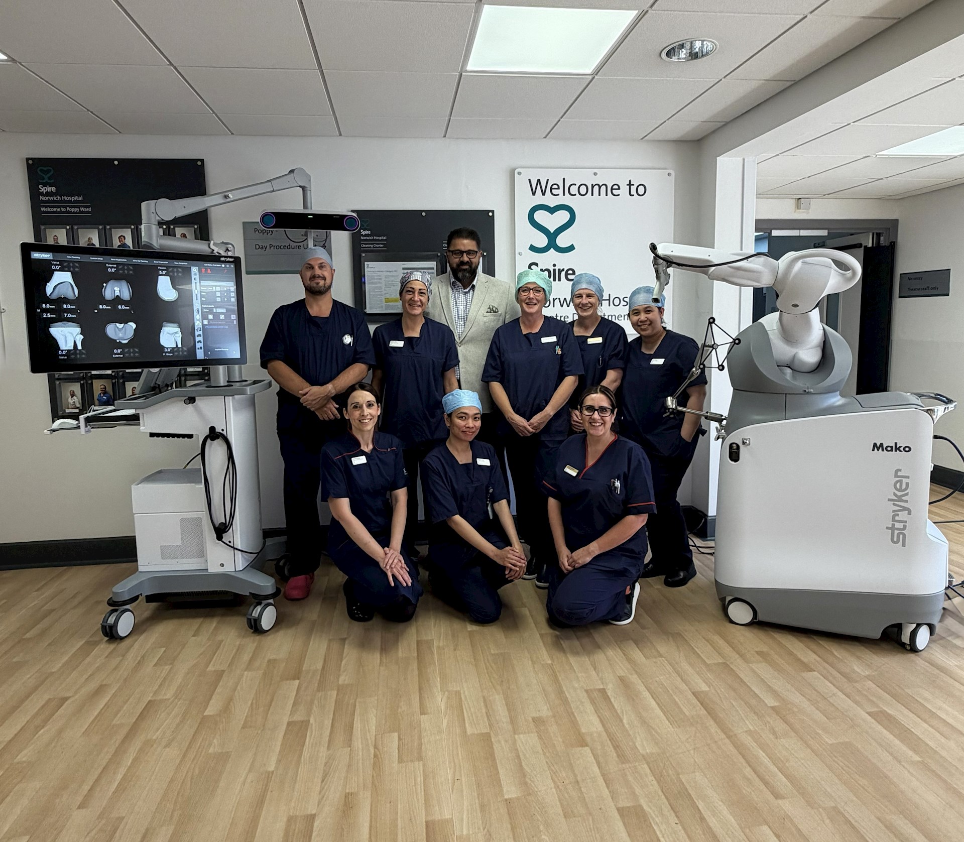 Latest robotic-assisted knee and hip surgery available in Norfolk