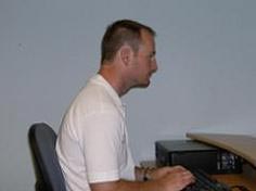 Man working at desk